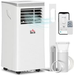 HOMCOM Draagbare airconditioner - ABS - 35 x 34,8 x 70 cm - Wit — thumbnail 1