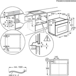 AEG TK8NK721T - Series 8000 - Inbouwoven met magnetron - 44 l - 3000 W - Zwart — thumbnail 12