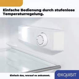 Exquisit KS16-4-H-010DW - Koelkast Tafelmodel - 5 Jaar Garantie - 120 Liter - RVS Handgreep - Wit — thumbnail 15