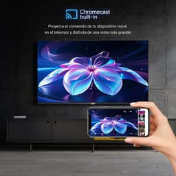 TuTu Android Smart TV - QLED 4K Ultra HD - 43 inch/109 cm - Frameless Design - Tripple Tuner DVB-T/T2/S/S2/C - HDMI x3, USB x2, CI+ - Voice Controle & Streaming apps - Geassembleerd in Eindhoven - TUQ43UN1 — thumbnail 3