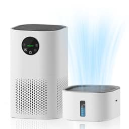 Rolu 2-in-1 Luchtreiniger – Luchtbevochtiger – Luchtreinigers Met HEPA Filter – Allergie – Hooikoorts - Wit — thumbnail 1