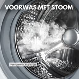 RYER CoreWash - Wasmachine - 8kg - 15 programma’s - 1200 toeren - Energieklasse A-20% - Voorwas met Stoom & Trommelreiniging - 75 dB - Antraciet - 2026 Model - 10 jaar garantie op motor — thumbnail 8