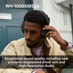Sony WH-1000XM5SA – Draadloze koptelefoon met Noise Cancelling – Limited Soft Case Edition - Zwart — thumbnail 13
