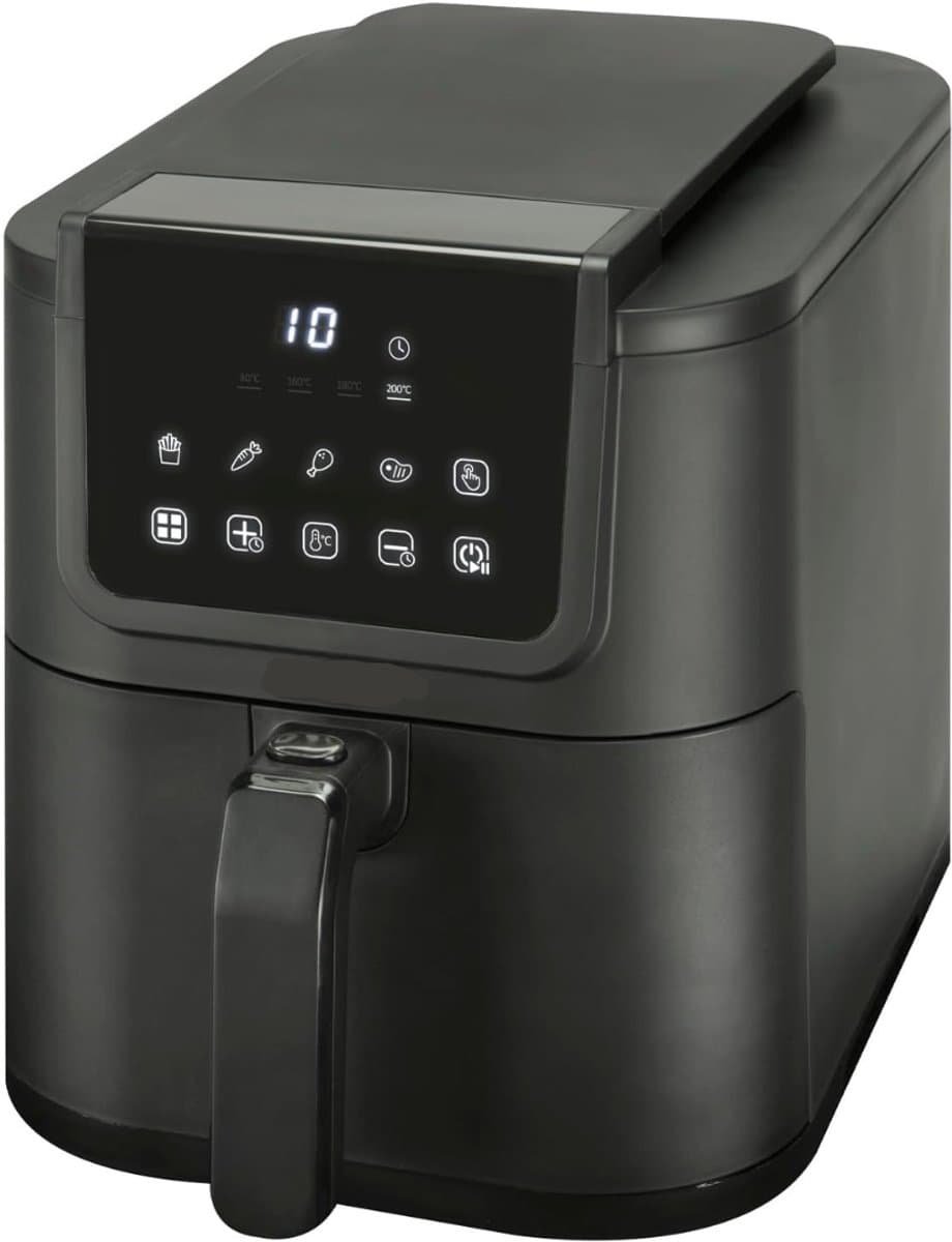 Florixa® Airfryer xl - Airfryer xxl - Heteluchtfriteuse - Zwart- 29cm x 23cm x 40cm — afbeelding 1