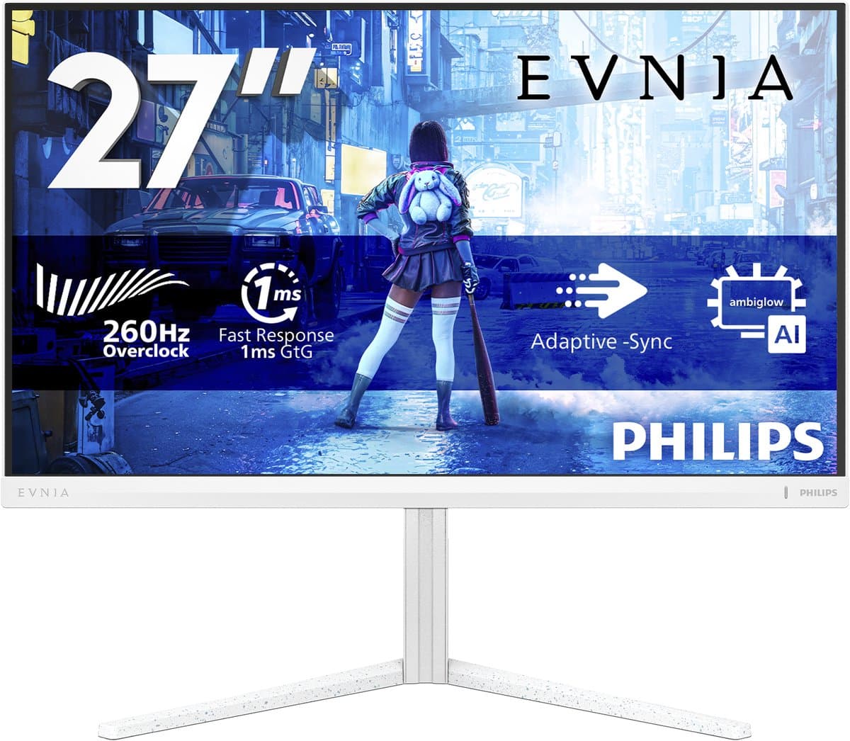 Philips 27M2N5201P/00 computer monitor 68,6 cm (27") 1920 x 1080 Pixels Wit — afbeelding 1