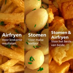 Philips Airfryer Single Basket 5000-serie met Stoomfunctie – NA541/00 – SteamClean - SteamFry – 7,2L – Tot 6 personen — thumbnail 4