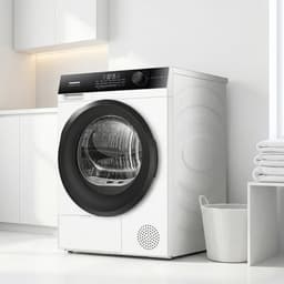 Heinner HHPD-HMK80IVFC+++ Warmtepompdroger 8 kg – Inverter Motor – Touch Control – Trommelverlichting – Baby Care & Wolprogramma – Schoenenrek – Wit – 5 Jaar Garantie — thumbnail 8