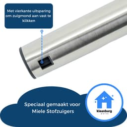 Telescoopbuis en Pistoolgreep geschikt voor Miele C1, C2, C3, Guard & Boost series - Gelijk aan model: 10275580 / 9442601 / 5269091 - met klikvergrendeling — thumbnail 9