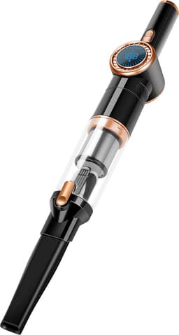 TurboTronic CT20 Digitale Kruimeldief - Handstofzuiger - Zwart/Goud — thumbnail 8