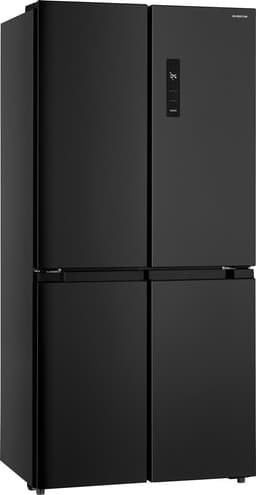 Inventum SKV4178B No Frost energiezuinige Amerikaanse koelkast - 474 liter - Digitaal display - Stil: 37 dB - Supervriezen - Superkoelen - Vershoudlade - 4 deuren - Zwart — thumbnail 4