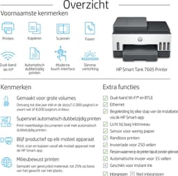 HP Smart Tank 7605 - All-in-One Printer - Inclusief tot 3 jaar inkt - Grijs — thumbnail 8