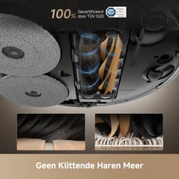 Dreame X50 Ultra Complete - Robotstofzuiger met dweilfunctie - Geschikt voor huisdierharen - Complete Accessoires kit - Eenvoudig schoonmaken van laag meubilair - Wit — thumbnail 6