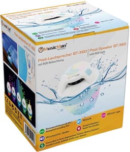 Technaxx BT-X60 Pool-Speaker met RGB-licht - Wit/Blauw — thumbnail 15