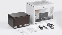 Edifier D32 - Stereo HiRes Airplay/Bluetooth speaker - Zwart Walnoot — thumbnail 5