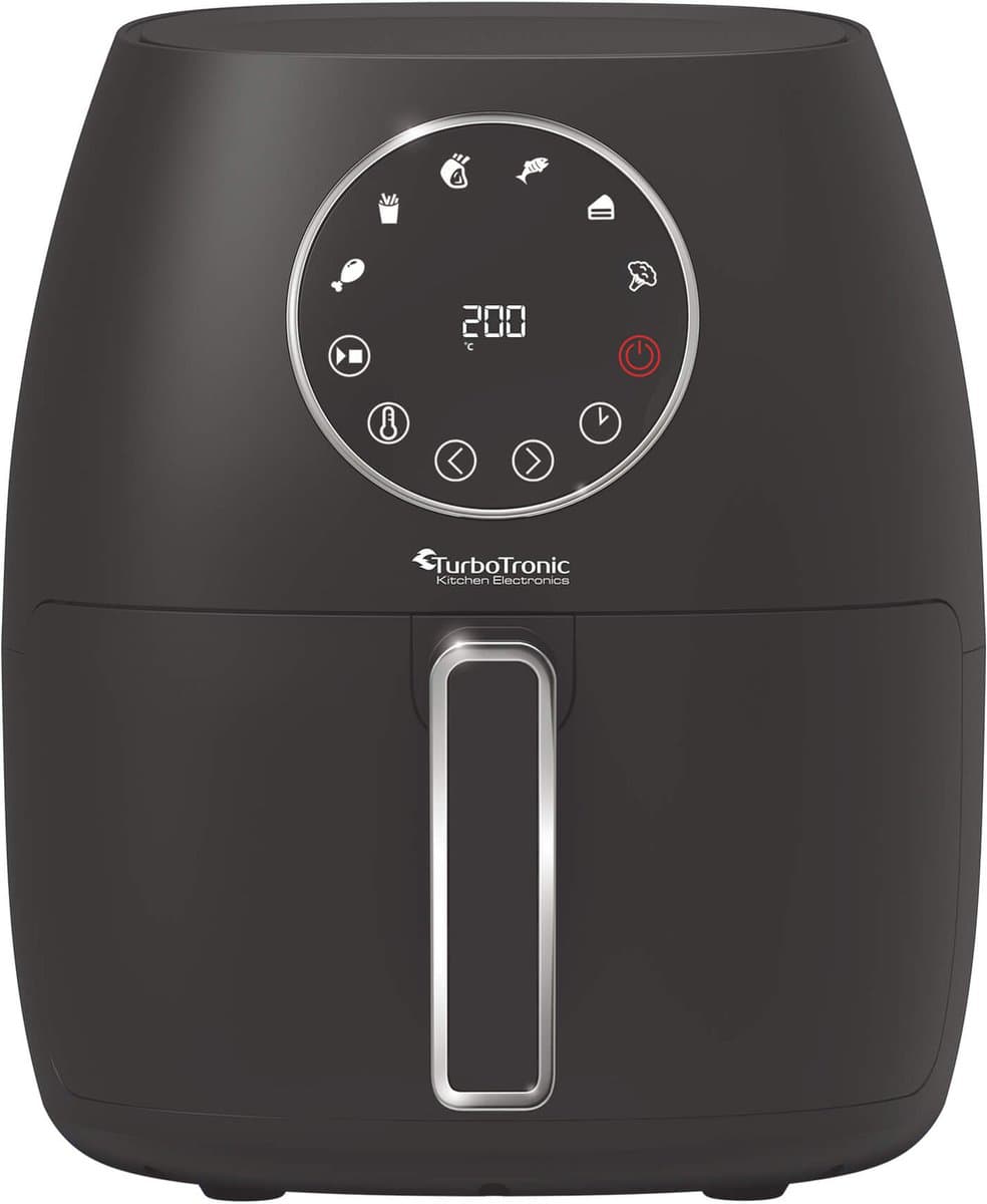 TurboTronic AF210 Digitale Airfryer - Heteluchtfriteuse - 3.5L - Zwart — afbeelding 1