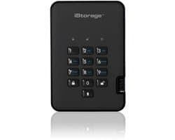 iStorage diskAshur 2 - externe harde schijf - 1000 GB - Cijfercode - Zwart