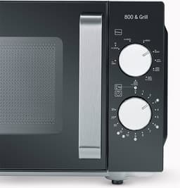 Severin MW 7762 2 Magnetron met Grill – Innovatieve vlakke glazen bodem - Koken op Twee Niveaus - 33% meer inhoud - 20 Liter - Zwart — thumbnail 23