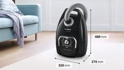 Bosch BGL8BA3S Serie 8 - Stofzuiger met zak - 15mtr bereik - HEPA13 - Zwart — thumbnail 9