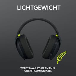 Logitech G435 LIGHTSPEED - Draadloze Gaming Headset - Bluetooth - PC, Mobile - Zwart — thumbnail 24