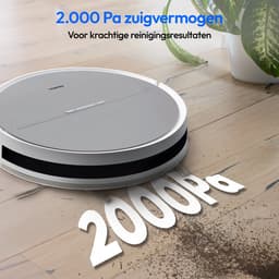MEDION robotstofzuiger met dweilfunctie en systematische navigatie E35 SW (2000Pa zuigkracht, gyro-navigatie in systematische S-lijnen, 2 zijborstels en wandsensor) — thumbnail 5