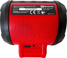 Einhell Accu Luidspreker TC-SR 18 Li BT Solo - Power X-Change - 18 V/Li-ion - Max. 85 dB - Bluetooth - AUX-/USB-aansluiting - Excl. accu en lader — thumbnail 9