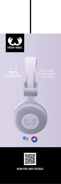 Fresh ‘n Rebel Code Core – Draadloze on-ear koptelefoon – Bluetooth - 30 uur Speeltijd - Dreamy Lilac — thumbnail 11