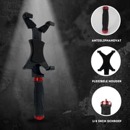 TronicXL Selfie Stick voor Tablets – Universele Handgreephouder voor uw Tablet tot 10 inch - geschikt voor iPad Mini 1, 2, 3, 4, 5 - Perfect voor foto's, videogesprekken en nog veel meer — thumbnail 7