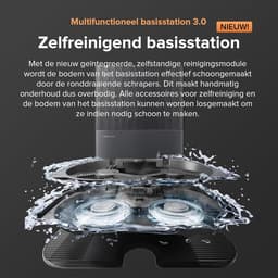 Roborock Qrevo Master zwart robotstofzuiger en dweil, 10.000 Pa, automatisch legen, wassen, drogen, basisreiniging en automatisch bijvullen, 3D-mapping — thumbnail 5
