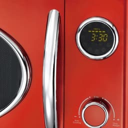 Melissa Vrijstaande Solo-Magnetron met Grill - 23 liter - 800W - Retro - 16330129 - Rood — thumbnail 7