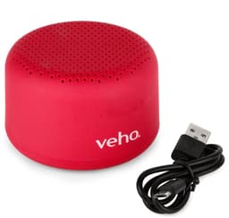 Veho M3 Draagbare Oplaadbare Draadloze Bluetooth-luidspreker 3 Watt - Rood — thumbnail 4