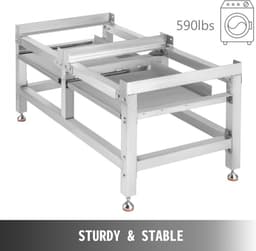 Bolt Edge Wasmachine Verhoger - Verstelbaar - Aluminium - Inclusief 2 planken — thumbnail 7