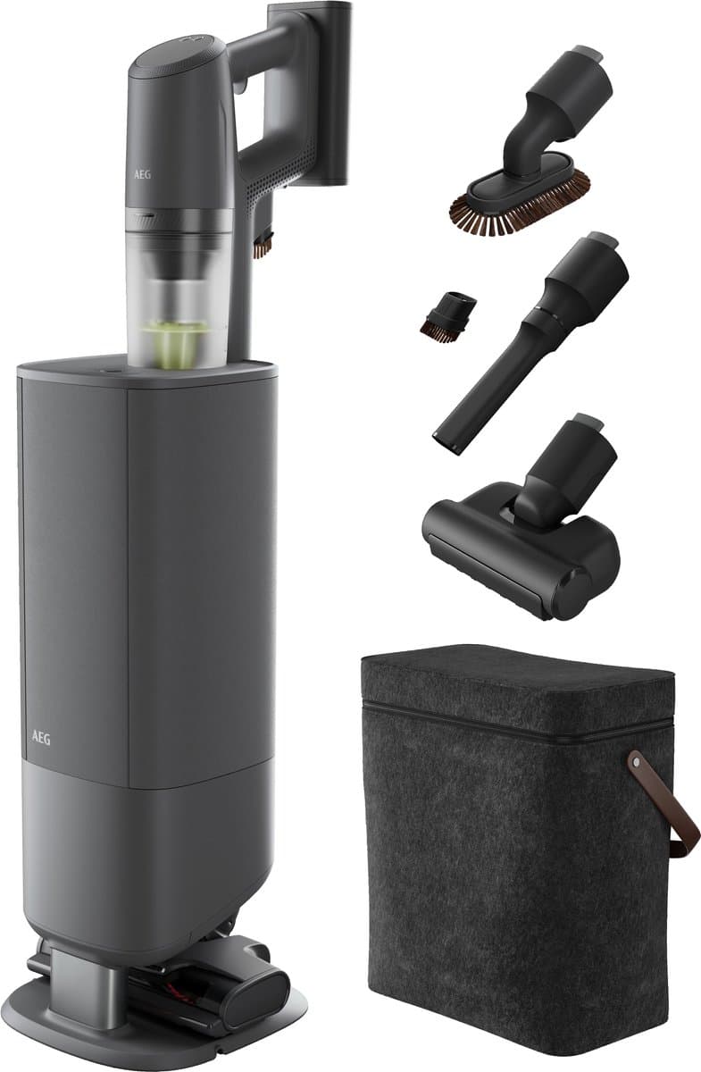 AEG AP83AB25DG Animal 8000 - Steelstofzuiger - Automatisch leegstation - 4 mondstukken — afbeelding 1