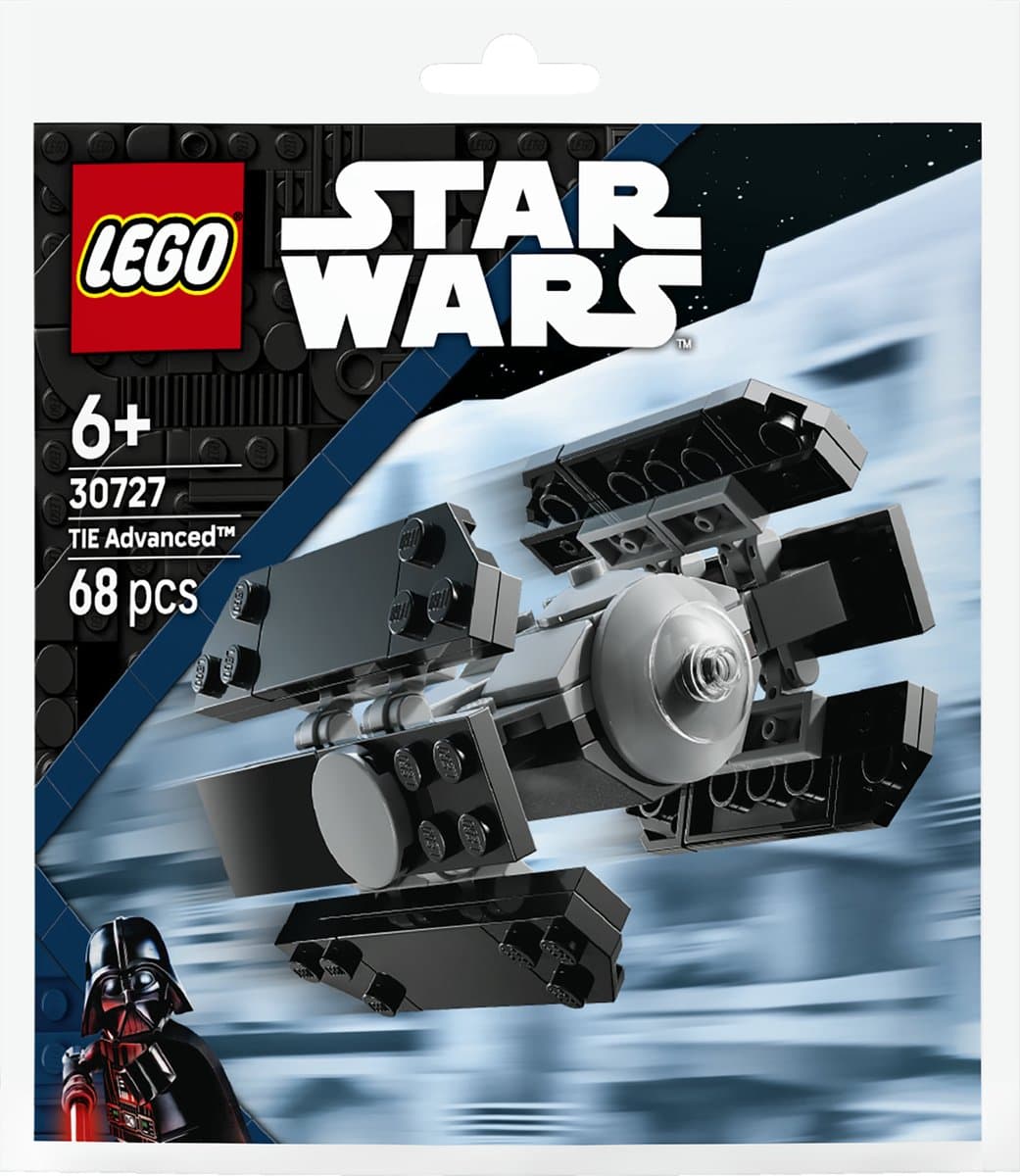 LEGO Star Wars - TIE Advanced Minimodel (paperbag) - 30727 — afbeelding 1
