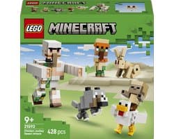 LEGO Minecraft Kipberijder Woestijnaanval Speelgoed voor Kinderen met Personages 21592