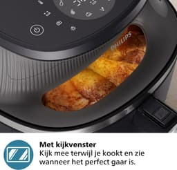 Philips 3000 Series Airfryer - NA321/00 - Kijkvenster - RapidAir Plus - 4.2L - Tot 4 Personen - Zwart — thumbnail 3