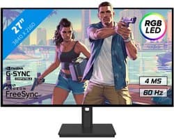 RAIDER 4K IPS PRO Gaming Monitor v2 - 27 inch - 3840x2160 - HDR - Volledig Randloos design