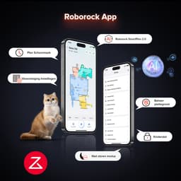 Roborock Saros 10R-Robotstofzuiger Met Dweilfunctie-22000Pa-7,98 cm Ultraslank Ontwerp-Vuildetectiesysteem-80℃ Warmwatermopwas-Zelfreinigend Station & Anti-Klit Borstels-Slimme spraakassistent-S8 maxv ultra Upgrade — thumbnail 6