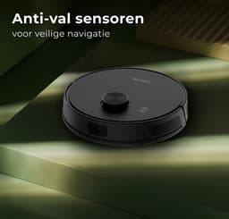 MYBOT X9 PRO - Robotstofzuiger Met Dweilfunctie - 6500PA Zuigkracht - Leegt Automatisch - Ideaal voor Huisdieren - Zelflerende Robotstofzuiger - Met Laadstation - Uitgebreide Mapping - LDS Laser Navigatie - Met leegstation — thumbnail 3