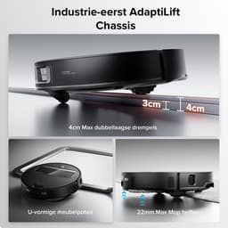 Roborock Saros Z70 – Robotstofzuiger en dweilrobot – Met OmniGrip-arm – 22.000 Pa – Aangedreven door AI – 7,98 cm ultradun – FlexiArm Riser – Tech AdaptiLift-chassis – Vermijdt obstakels – Multifunctioneel dock 4.0 — thumbnail 2
