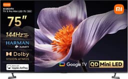 Xiaomi TV S Pro Mini LED 2026 Smart TV – 75 Inch – 4K QLED 144Hz- 1700 nits Helderheid - Dolby Vision & Atmos - Smart TV met Google TV — thumbnail 6