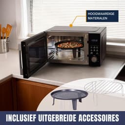 Sommertal 4-in-1 magnetron MW2200 25 l - Touch, grill, hete lucht, 8 programma's, timer tot 99 minuten, kinderslot, snelstart, rooster, knapperige pan — thumbnail 4