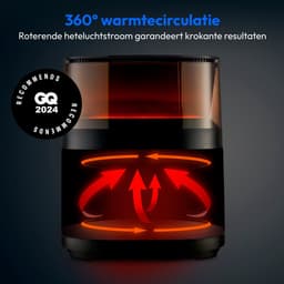 MEDION X10 XL hetelucht friteuse (5 liter XXL frituurmand, stoom voor knapperig voedsel, 1.500 watt, kijkvenster, schudalarm, digitaal bedieningspaneel, 10 automatische programma's, tot 230 °C) — thumbnail 12