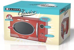 Melissa Vrijstaande Solo-Magnetron met Grill - 23 liter - 800W - Retro - 16330129 - Rood — thumbnail 9