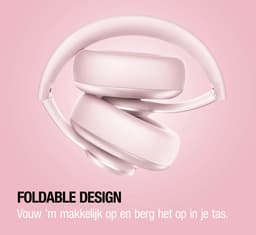 Fresh 'n Rebel Clam Ace 2 – Draadloze Bluetooth Koptelefoon met Active Noise Cancelling – 100+ uur Speeltijd - Met volume wiel - Pastel Pink — thumbnail 12
