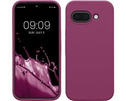 kwmobile telefoonhoesje geschikt voor Google Pixel 9a - Hoesje met siliconen coating - Smartphone case in magenta-lila
