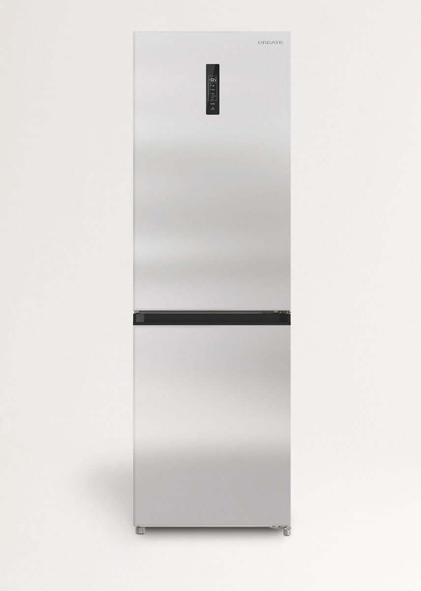 CREATE - 402L combi-koelvriescombinatie met Space Pro en Care+ - Roestvrij staal - FRIDGE STUDIO COMBI PRO 402 — afbeelding 1