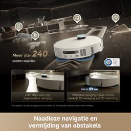 Dreame Matrix10 Ultra White – Robotstofzuiger én dweil met automatische dweilwissel – 30.000 Pa zuigkracht – 100°C zelfreinigend systeem – Voor tapijt, harde vloeren en drempels — thumbnail 15