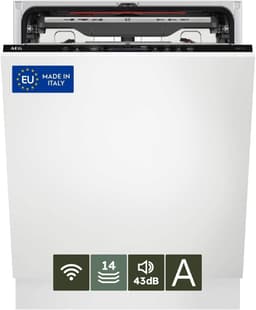 AEG FSE76738P EcoLine 7000 serie - Inbouwvaatwasser - GlassCare - 14 couverts - Energielabel A — thumbnail 1
