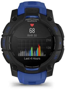 Garmin Instinct 3- Smartwatch - 45mm - AMOLED - Zwart & Blauw - Limited Edition — thumbnail 17