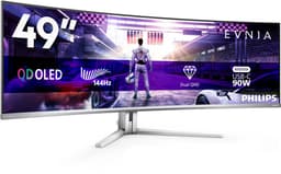 Philips Evnia 49M2C8900L - Ultrawide QD-OLED Curved Gaming Monitor - Ambiglow - KVM - USB-C 90w - 144hz - 49 inch — thumbnail 8